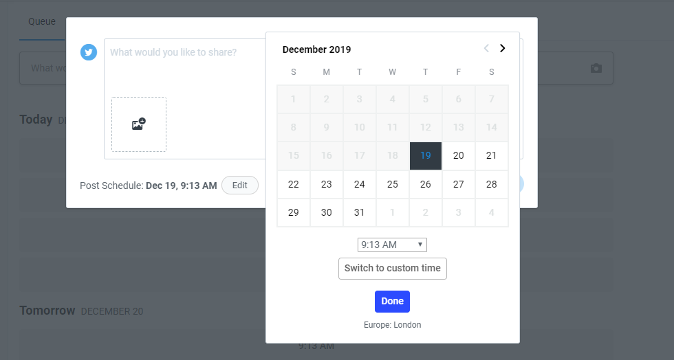 Post Scheduling on Twitter - Online Marketo